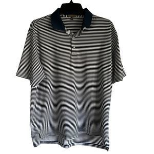 Peter Millar Summer Comfort‎ Men’s XL Striped Short Sleeve Golf Polo Shirt